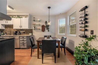 Eat-in dining room with room to fit a table of 6.