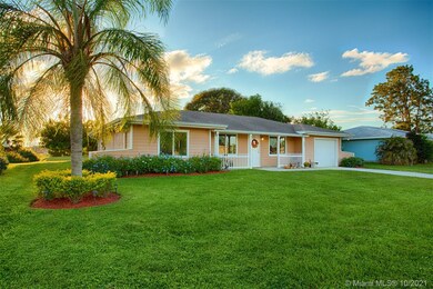 Front of home, center
