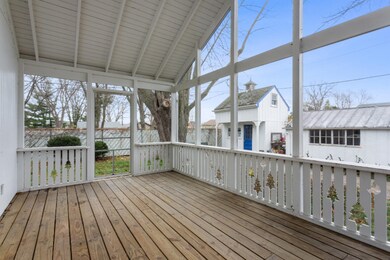 View of screened porch