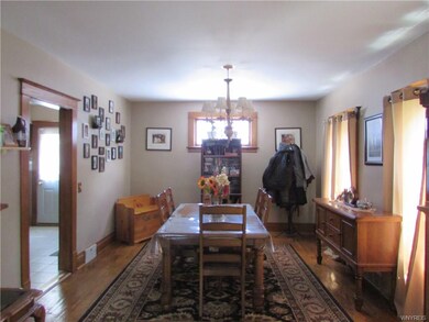 Another view of dining room off of kitchen.
