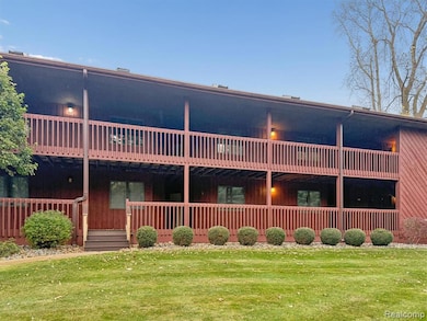 View of front of property with a front lawn