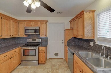 Nice updated kitchen cabinets.