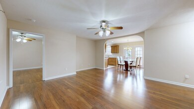 Spacious Great room with laminate flooring!
