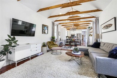 Open plan allows plenty of light to stream in, kee