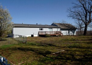 Rear of Home w/ Nice Deck