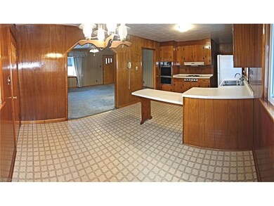 Kitchen and dining area
