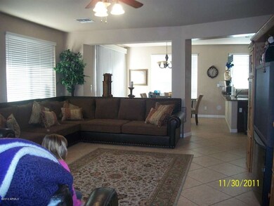 family room and breakfast nook