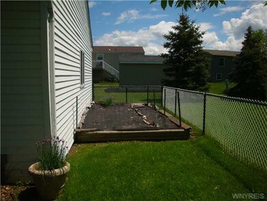 Garden. Garden located behind the garage, ready fo