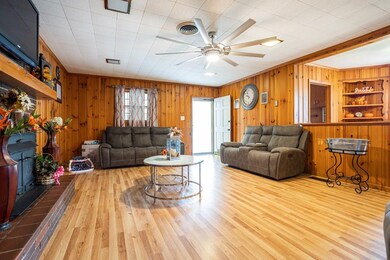Family Room w/ Wood Burning Stove