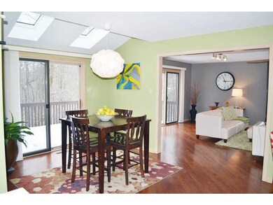 Kitchen. Breakfast area with dual skylights and ac