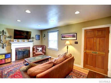 Another view of the Family room with hardwood floo