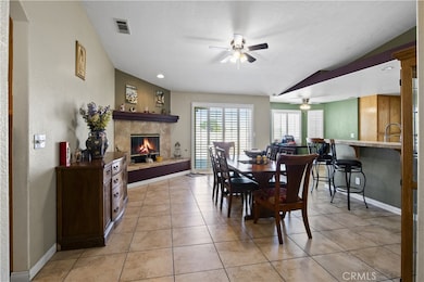 Fireplace has been digitally edited