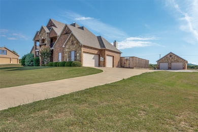 Side entry oversized garage.