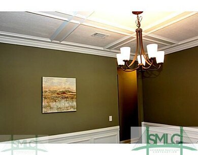 Dining Room. Formal Dining Room with Coffered Ceil