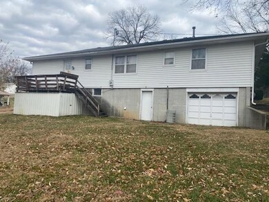 rear of home