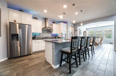 Gourmet kitchen features stainless steel appliance