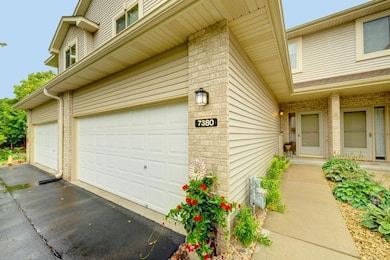 Attached 2 car garage
