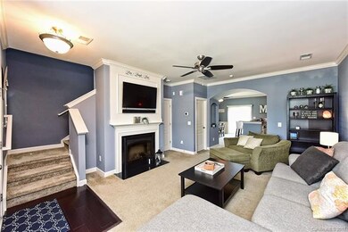 Large Living room with fireplace