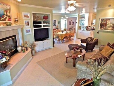 another View of Family Room with Built-In Entertai