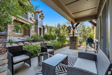 View of patio / terrace featuring a grill