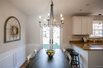 Dining area open to Kitchen / LR and rear patio