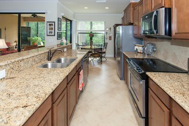 Galley Kitchen View to Breakfast Area