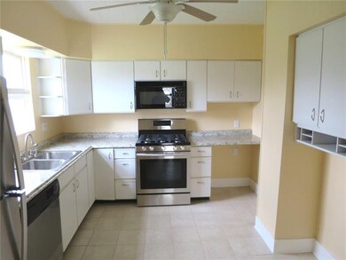 Kitchen with tile floors