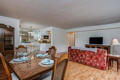 View of kitchen from dining room
