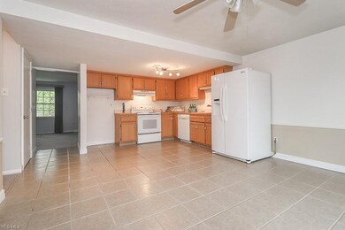 Spacious Kitchen easily accommodates large or smal