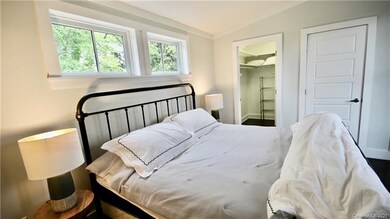 Windows abound in the master suite. Large windows 