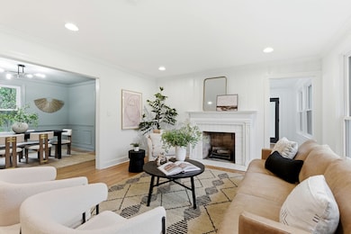 Wide archways create a natural flow through the home - an excellent layout for entertaining!