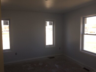 Nice bright master bedroom with walk in closet and
