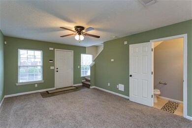 Living Room and half bath to right.