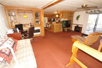 Spacious great room is large enough to accomodate 