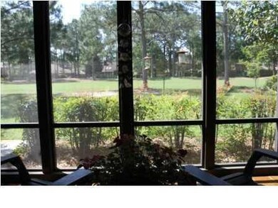 Rear view of golf course