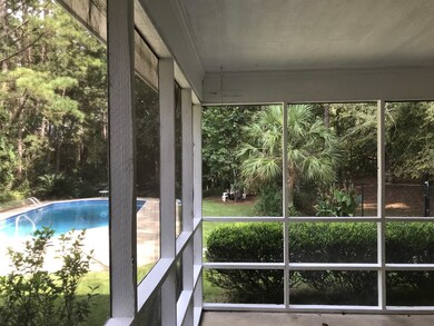 Screen porch with a view