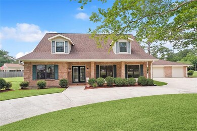 Front of home with side 3 car garage