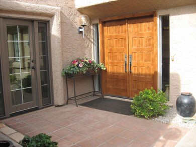 Front courtyard - Double Doors