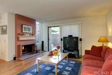 Living Room with Fireplace and Mantle