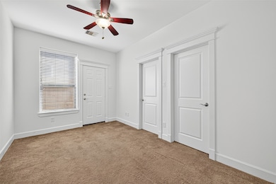 First floor bedroom was painted in October 2025 to give it a fresh look and feel. Ensuite bath and walk-in closet plus access to private backyard area.