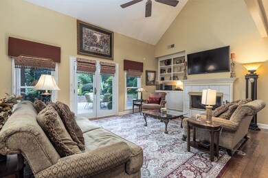 Abundant natural light, fireplace, hardwood floors