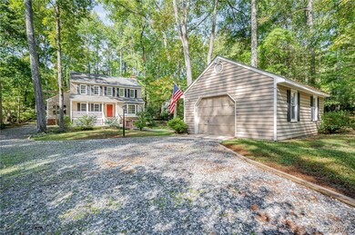 View of front of property with garage