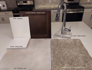 Selected finishes.