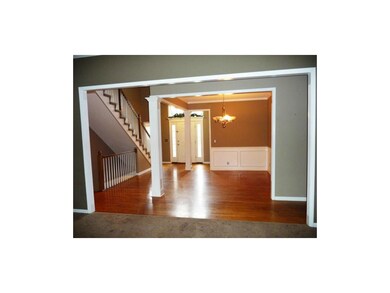 View of dining room and entry from the living room