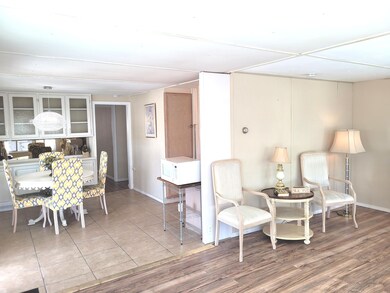 LIving room and dining area