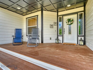 Large and inviting front porch