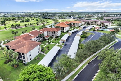 Bird's eye view of a large body of water and a golf course