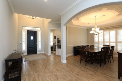 The spacious entry is very welcoming! The side lig