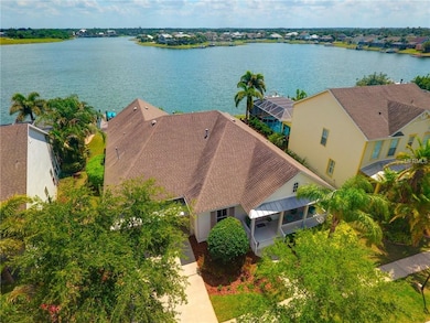 Aerial View of Home and Lagoon