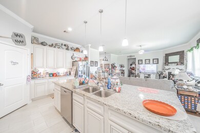 Big Island Kitchen open to living room